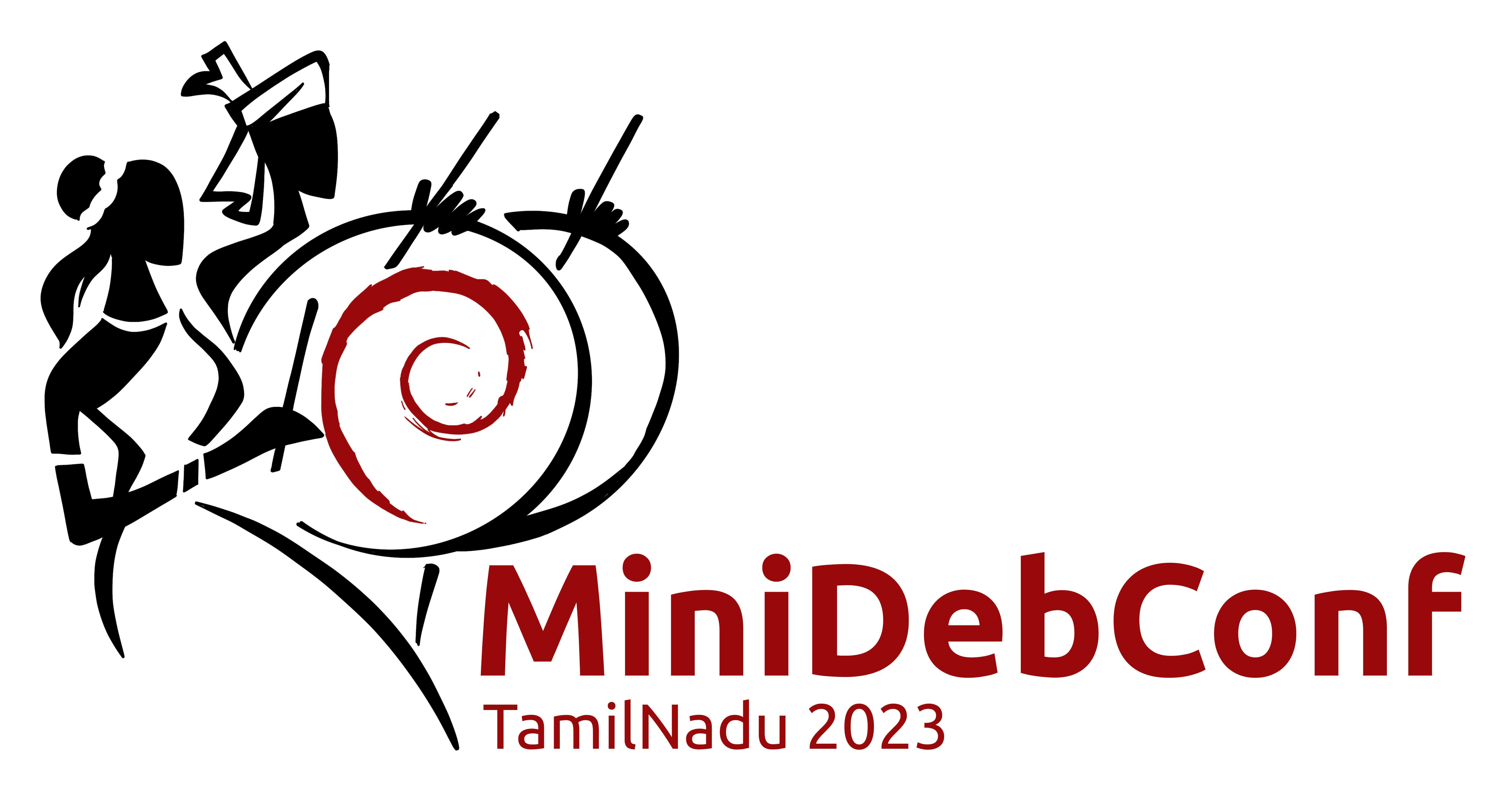 Official Logo of MiniDebConf 2023, TamilNadu, India